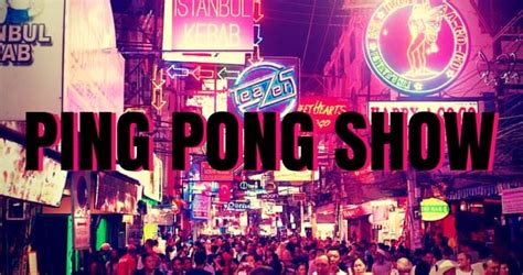 pingpong show thailand|How is the Ping Pong Show in Bangkok, Thailand